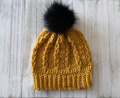 Beanie and Coffee Cozy: Black Maize - image2